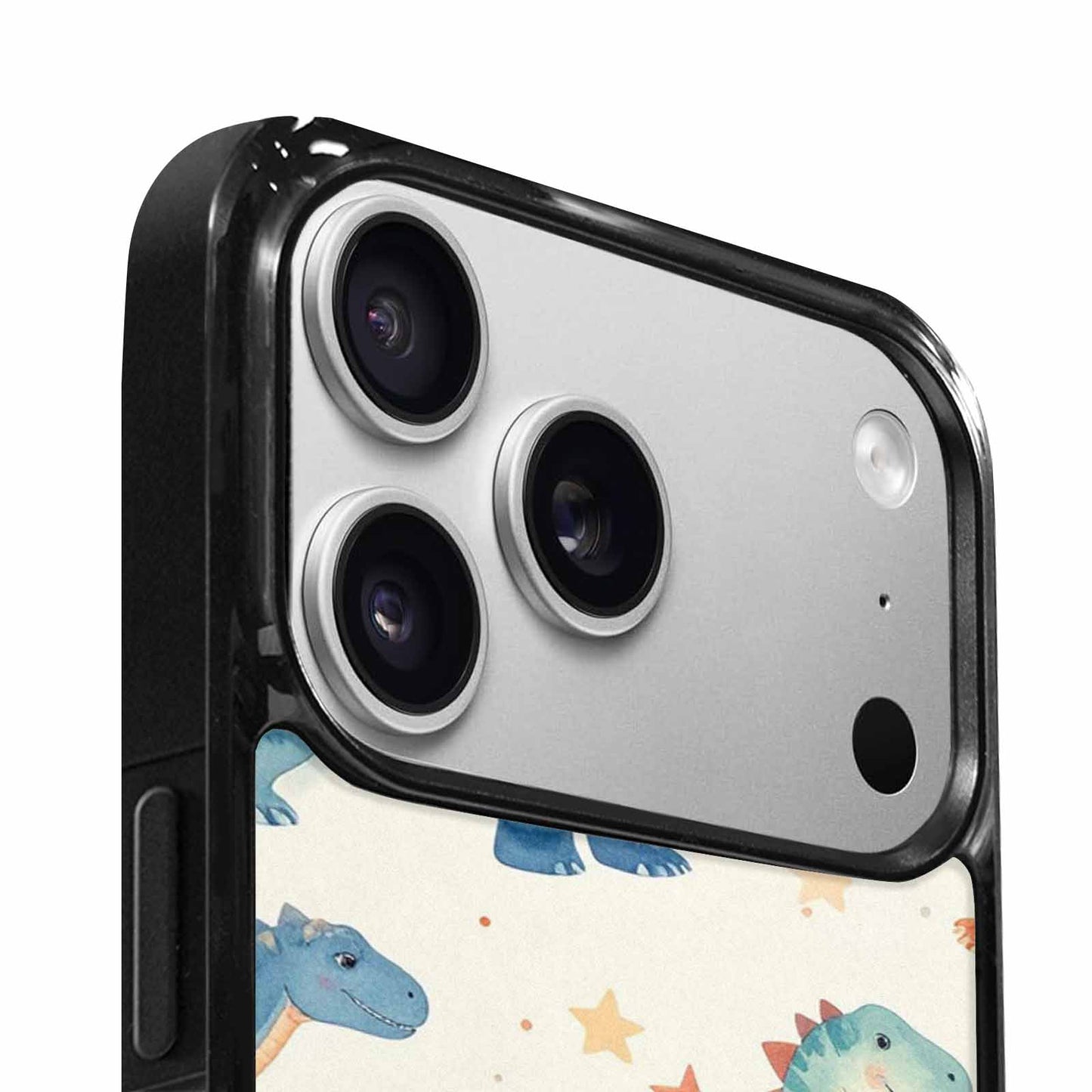 iPhone 17 Pro Max Case — Retro Dinosaurs Star Galaxy Space, Custom Phone Case