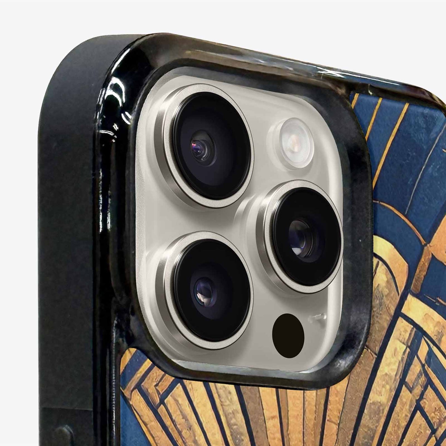 iPhone 15 Pro Max Case — Art Deco Illustration Pattern, Custom Print Case Cover