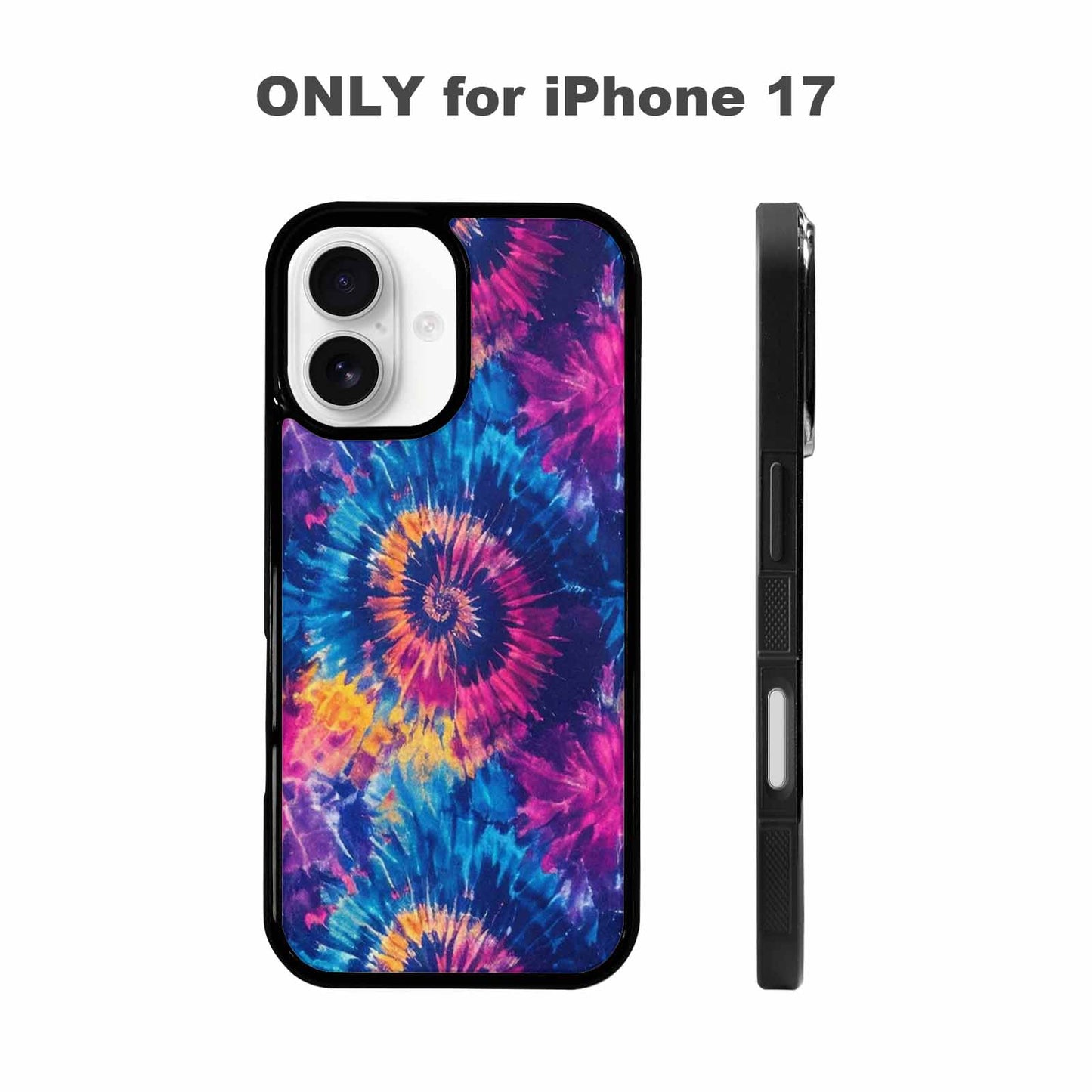 iPhone 17 Case — Small Tie Dye Swirl Tie Dye, Custom Phone Case