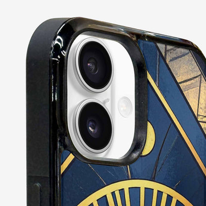 iPhone 16 Plus Case — Art Deco Illustration Pattern, Custom Art Phone Cover