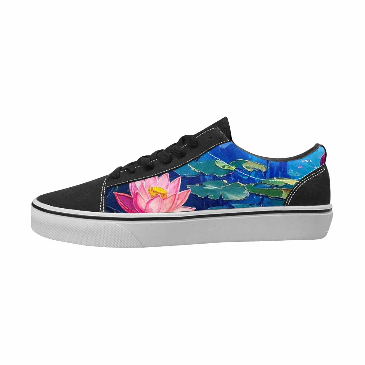 MEN'S Monet Full Color Canvas Boutique Surreal Custom Streetwear Shoes