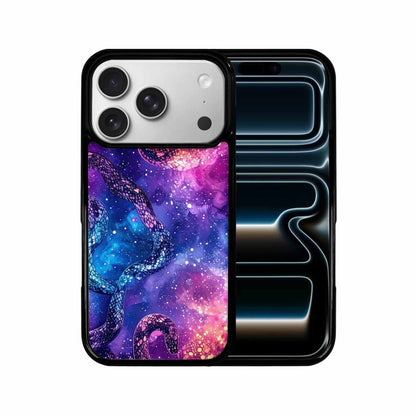 iPhone 17 Pro Case — Snake Print Galaxy Seamless Pattern Animal, Custom Made Phone Cover