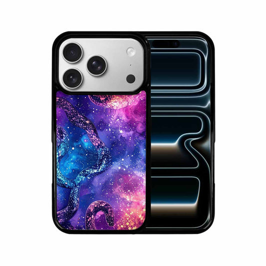 iPhone 17 Pro Case — Snake Print Galaxy Seamless Pattern Animal, Custom Made Phone Cover