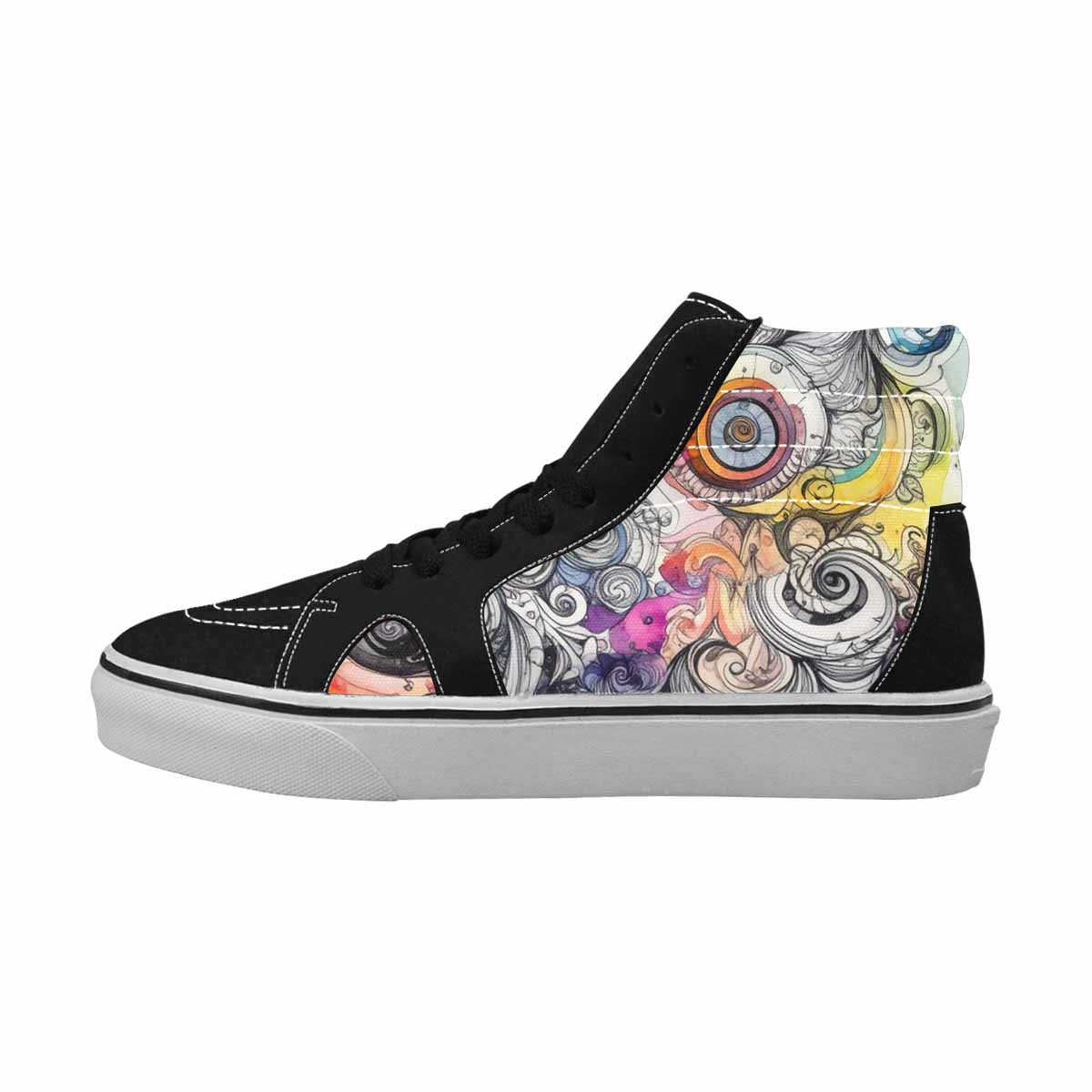 MEN'S Tie High Top Canvas Vivid Sneakers