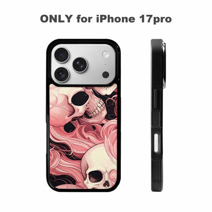 iPhone 17 Pro Case — Skull Dark Art Gothic Print Gothic, Custom Art Phone Cover