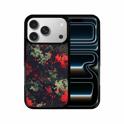 iPhone 17 Pro Case — Small Military Camouflage Blotch Pattern Camo, Custom Phone Case
