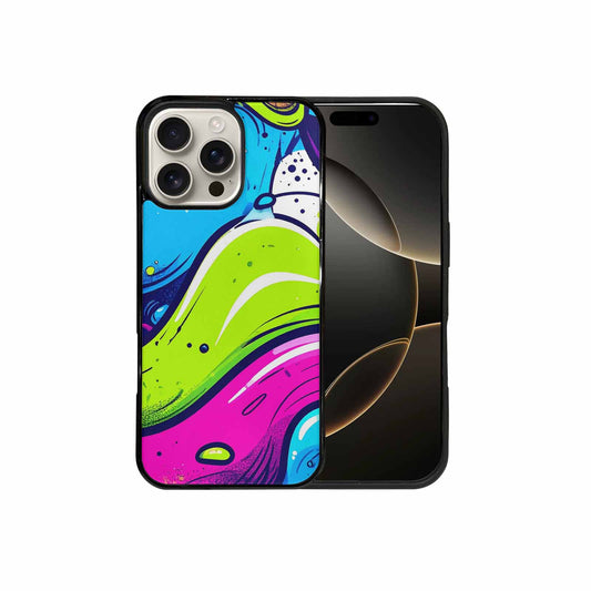 iPhone 16 Pro Max Case — Acid Wash Cartoon Custom Personalized Phone, Custom Art Phone Cover