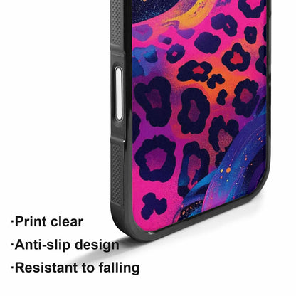 iPhone 17 Case — Leopard Print Galaxy Seamless Animal Print, Custom Phone Case