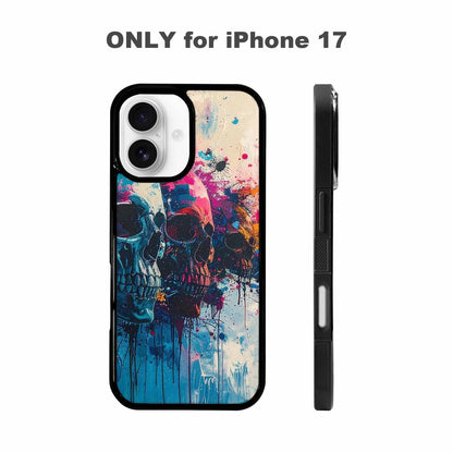 iPhone 17 Case — Skull Dark Art Gothic Print Gothic, Custom Phone Case