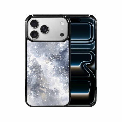 iPhone 17 Pro Max Case — Galaxy Art Silver White Galaxy Space, Personalized Phone Case