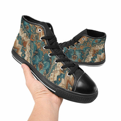 WOMEN'S Mandala High Top Canvas Aesthetic Sneakers