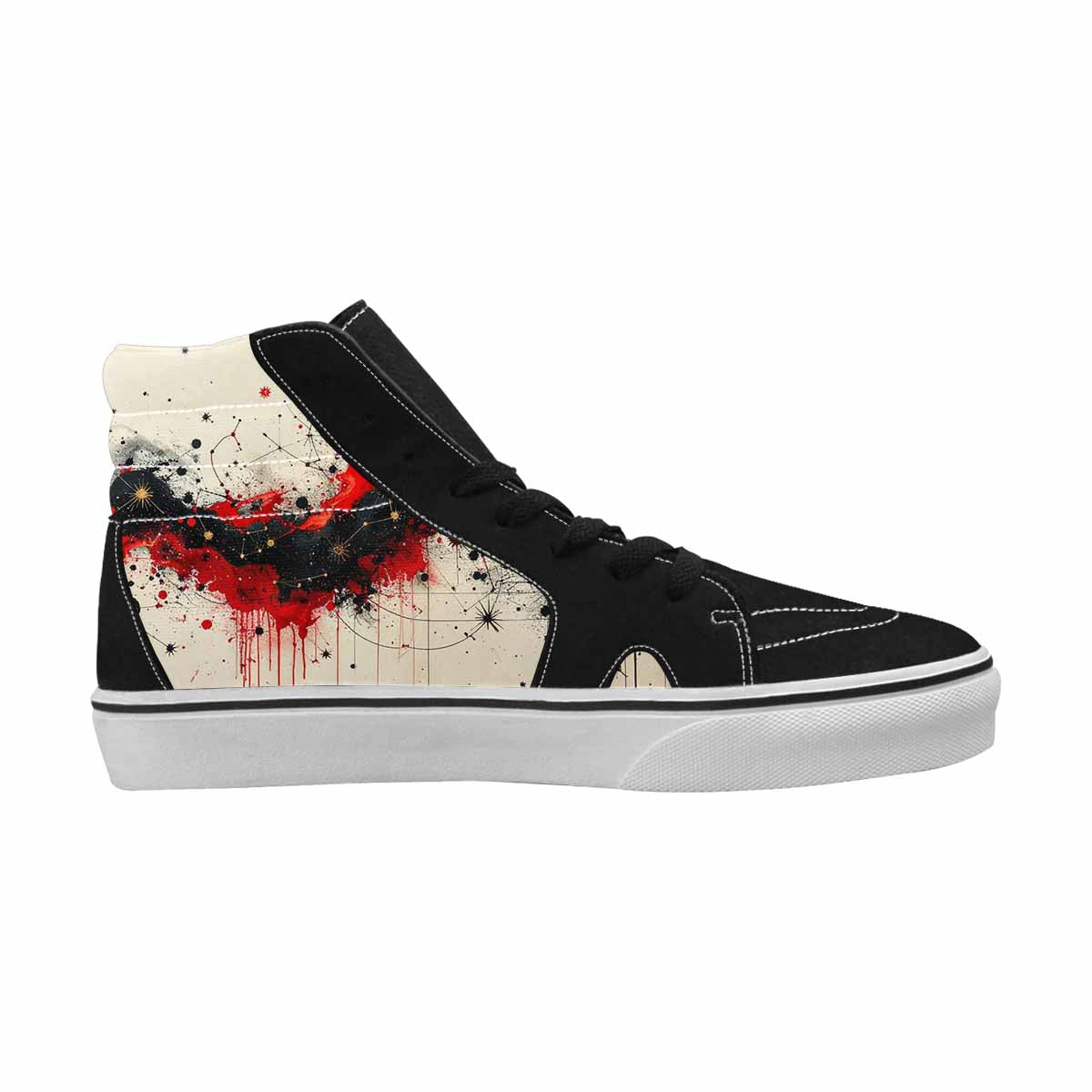 MEN'S Zodiac Constellation High Top Canvas Surreal Shoes