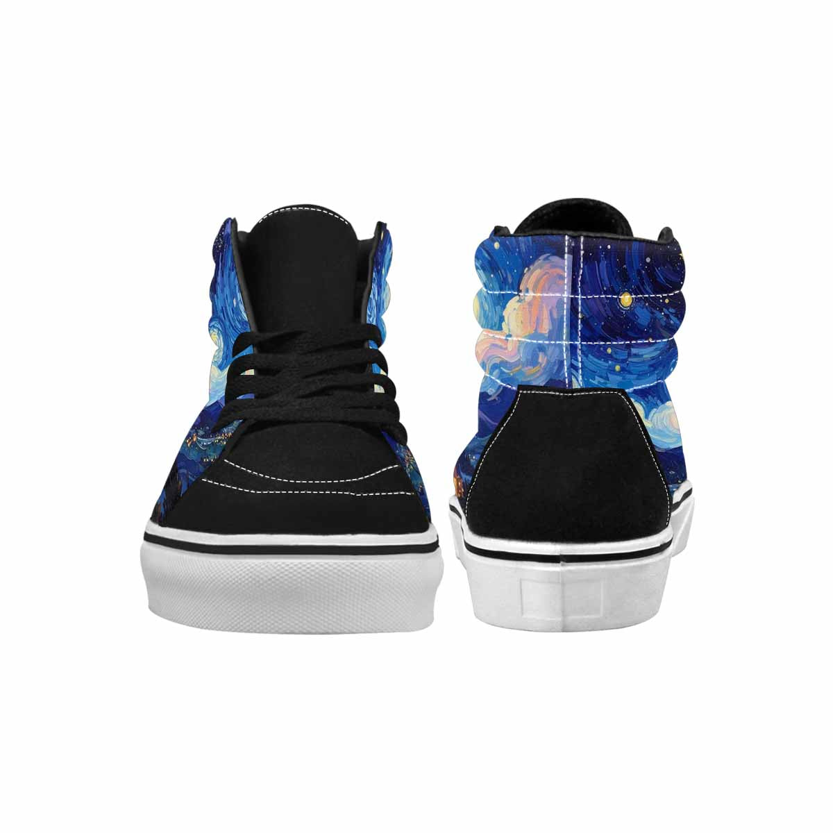 MEN'S Starry Night Van Gogh High Top Canvas Dreamcore Custom Shoes