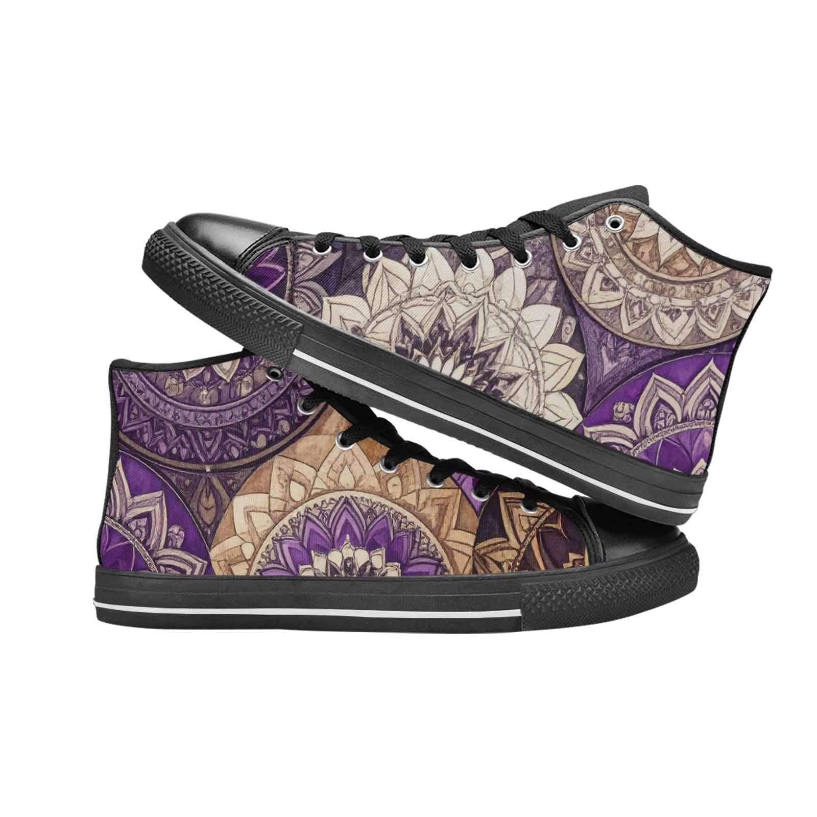WOMEN'S Mandala High Top Canvas Dreamcore Custom Sneakers