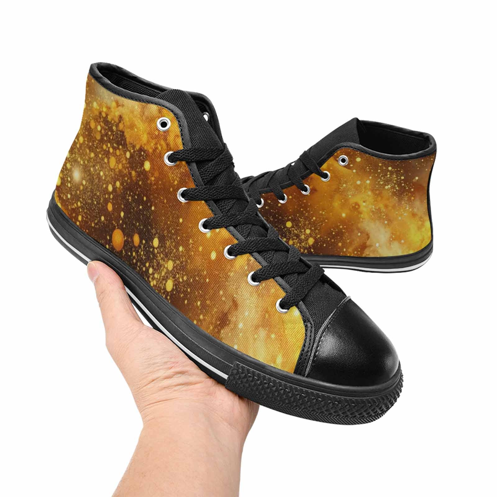 WOMEN'S Galaxy Art - High Top Canvas Dreamcore Custom Shoes