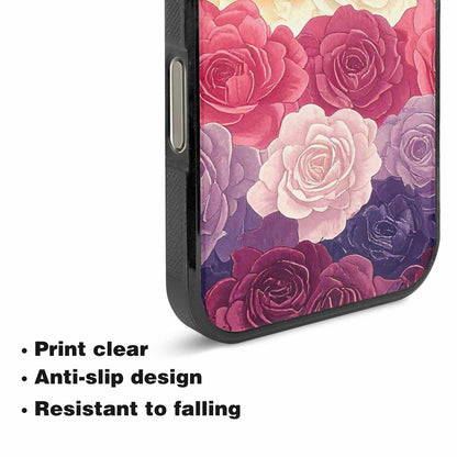 iPhone 16 Pro Max Case — Lesbian Flag Color Theme Small Rainbow, Customized Protective Case