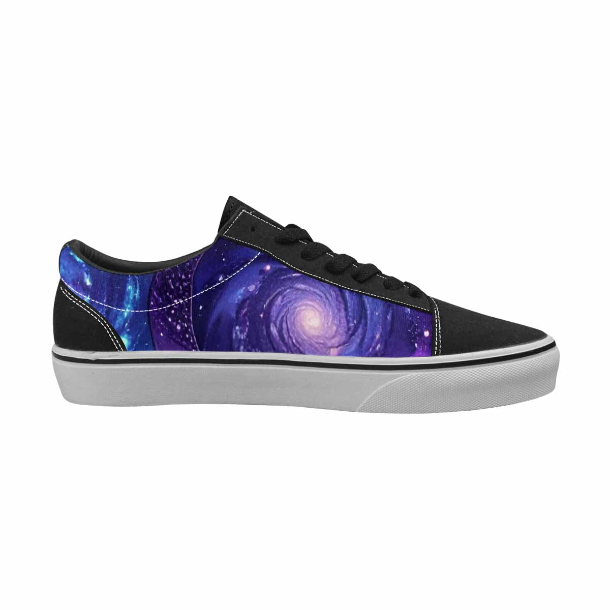 WOMEN'S Galaxy Snake Print Canvas Lace-Up Cottagecore Sneakers