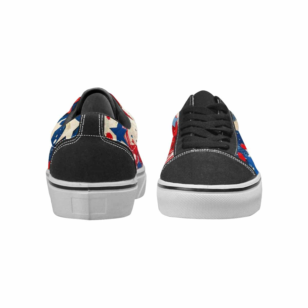 WOMEN'S Patriotic Stars Stripes Lace-Up Canvas Y2K Shoes