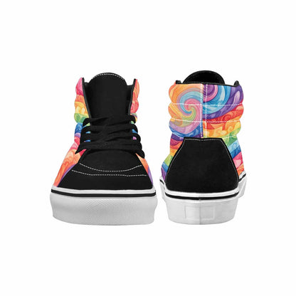 MEN'S Tie High Top Canvas Y2K Custom Shoes