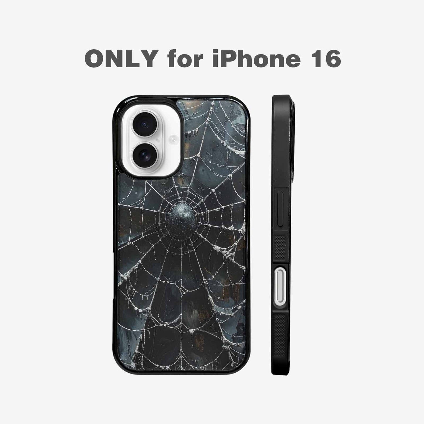 iPhone 16 Case — Spider Web Gothic Spider Web Gothic, Custom Print Case Cover