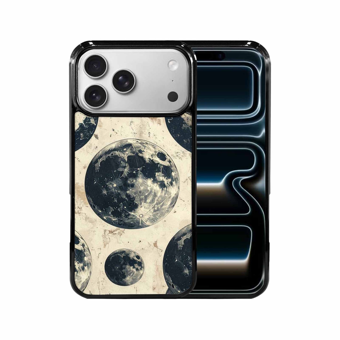 iPhone 17 Pro Max Case — Bold Gothic Moon Gothic Skulls, Unique Phone Case Design