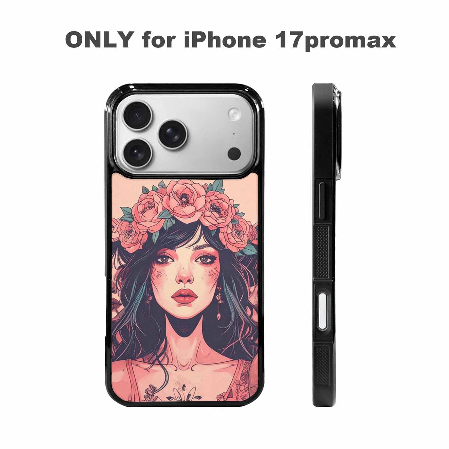 iPhone 17 Pro Max Case — Skull Dark Art Gothic Print Gothic, Custom Art Phone Cover