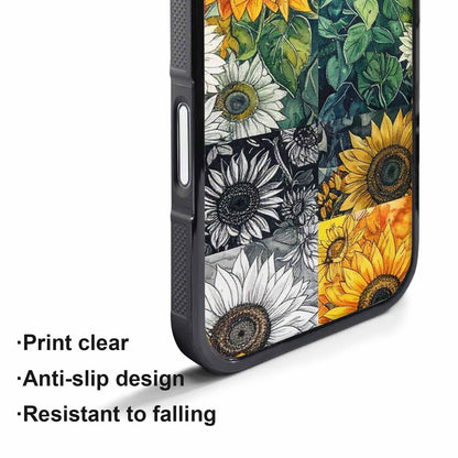 iPhone 17 Air Case — Small Sunflower Pattern Randomly Varying Floral, Custom Designed Case Cover