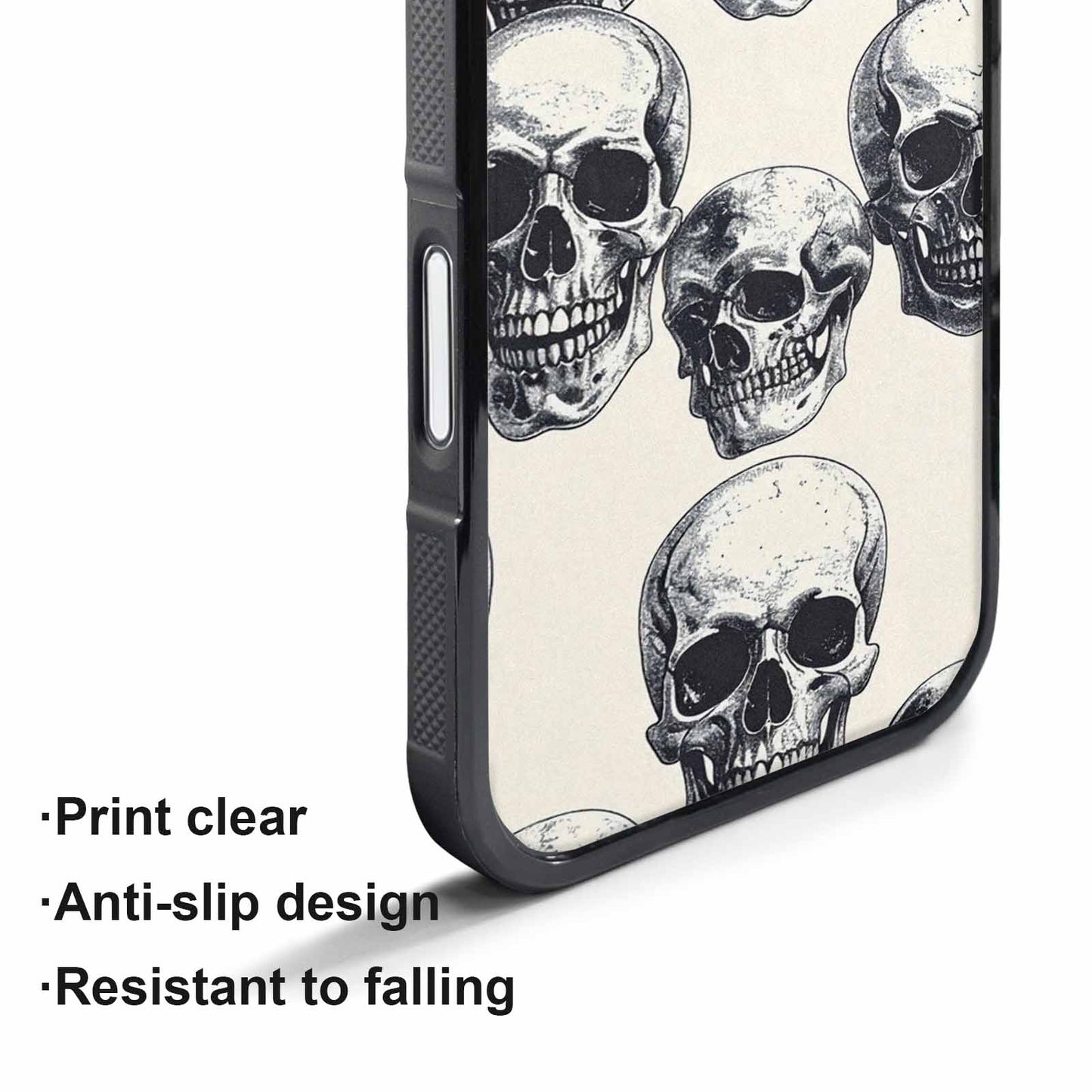 iPhone 17 Pro Max Case — Skull Dark Art Gothic Print Gothic, Unique Phone Case Design