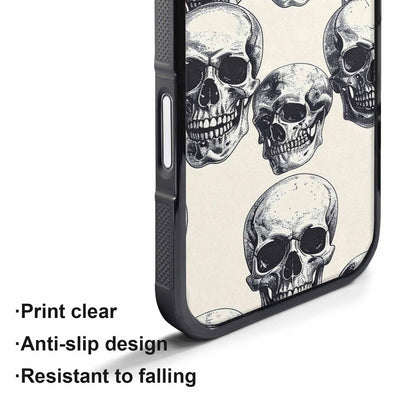 iPhone 17 Pro Max Case — Skull Dark Art Gothic Print Gothic, Unique Phone Case Design