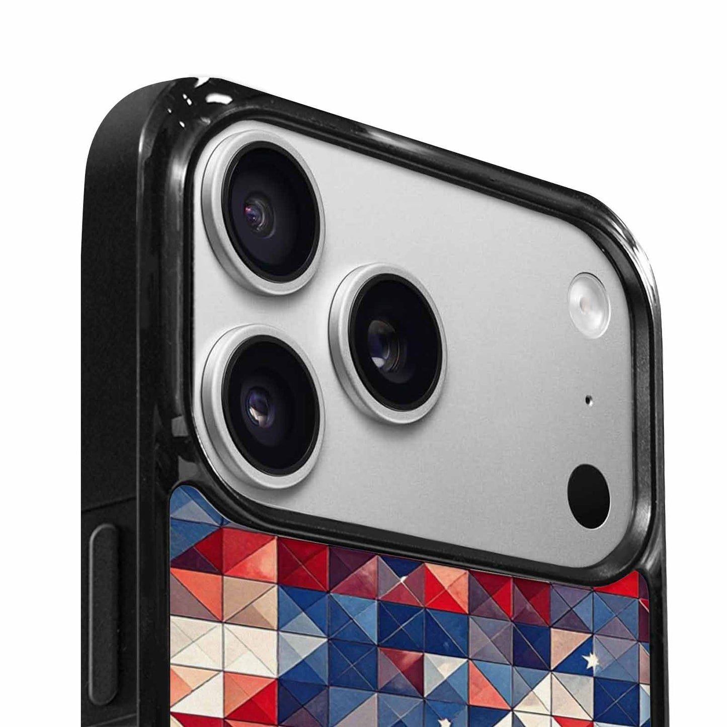 iPhone 17 Pro Case — Small American Flag Stars And Galaxy, Customized Protective Case
