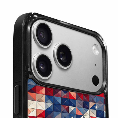 iPhone 17 Pro Case — Small American Flag Stars And Galaxy, Customized Protective Case