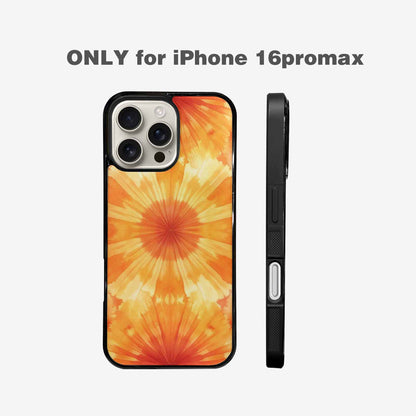iPhone 16 Pro Max Case — Ombre Tie Dye Sunset Custom, Original Design Phone Case
