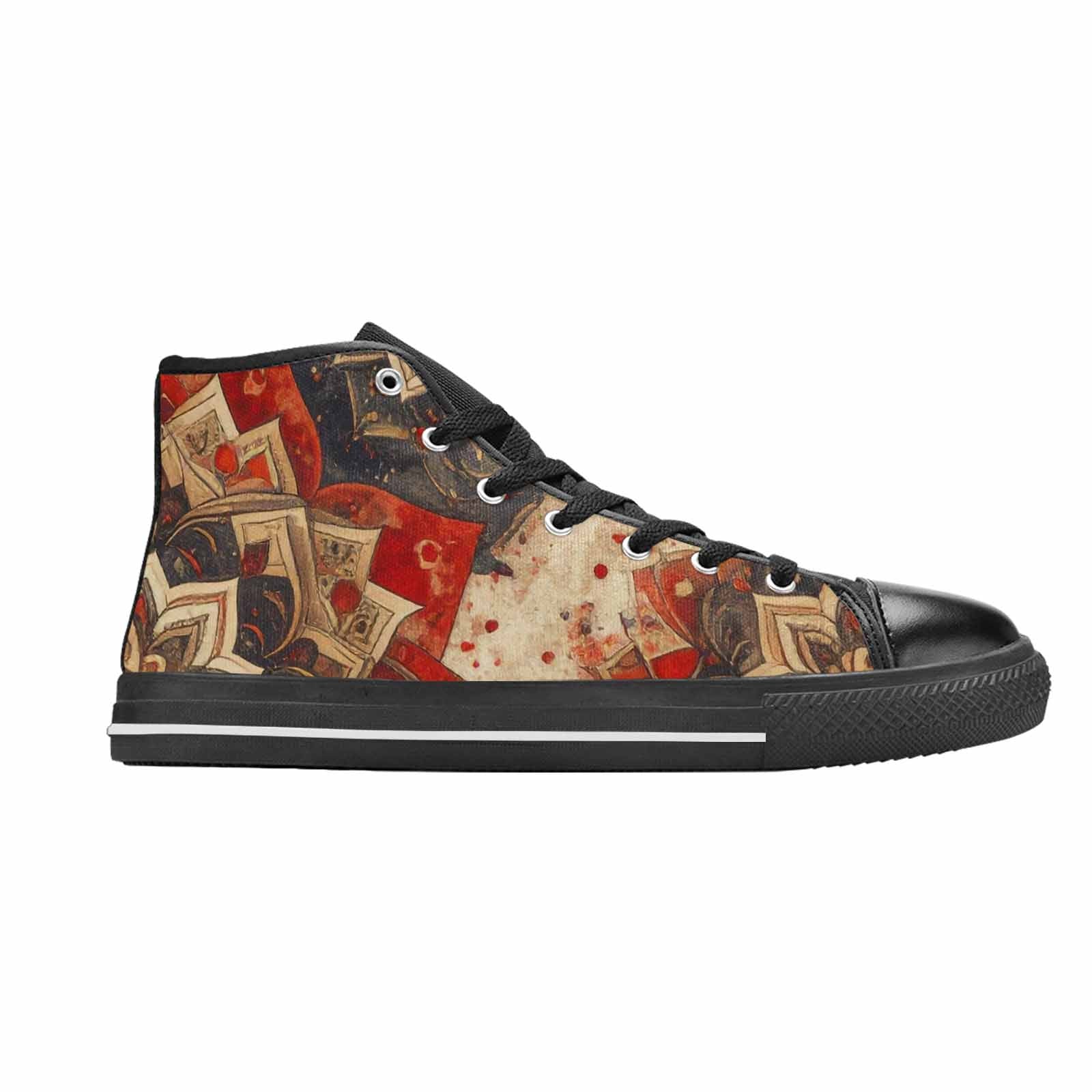 WOMEN'S Mandala High Top Canvas Cottagecore Shoes