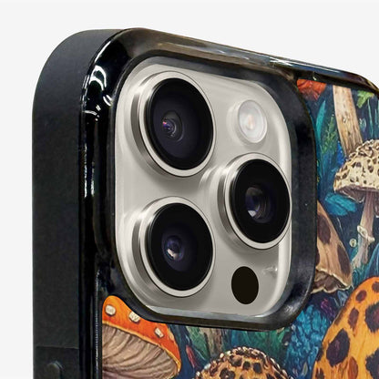 iPhone 15 Pro Max Case — Mushrooms Pattern Hundreds Of 0x7, Custom Made Phone Cover