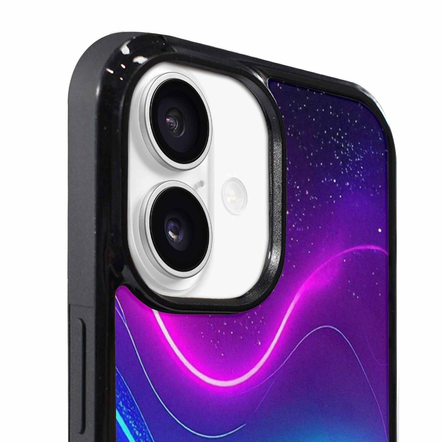 iPhone 17 Case — Neon Cartoon Art Pattern Retro Vintage, Custom Printed Phone Case
