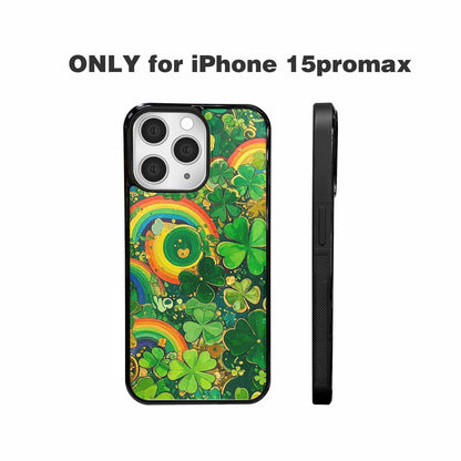 iPhone 15 Pro Max Case — St Patrick\'s Clover St Patrick\'s Clover, Custom Art Phone Cover