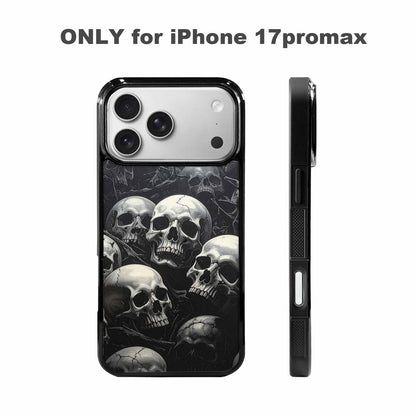 iPhone 17 Pro Max Case — Skull Dark Art Gothic Print Gothic, Personalized Phone Case