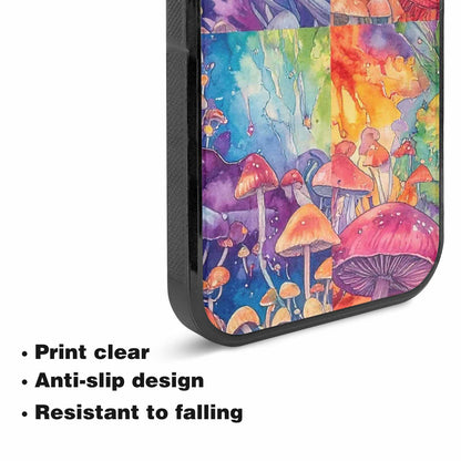iPhone 15 Plus Case — Mushrooms Tie Dyemushrooms Pat 6t6 Personalized, Custom Made Phone Cover