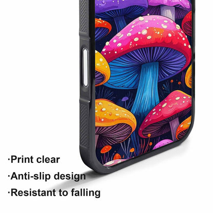 iPhone 17 Pro Case — Vivid Winter Mushroom Seamless Cartoon Cute, Custom Art Phone Cover