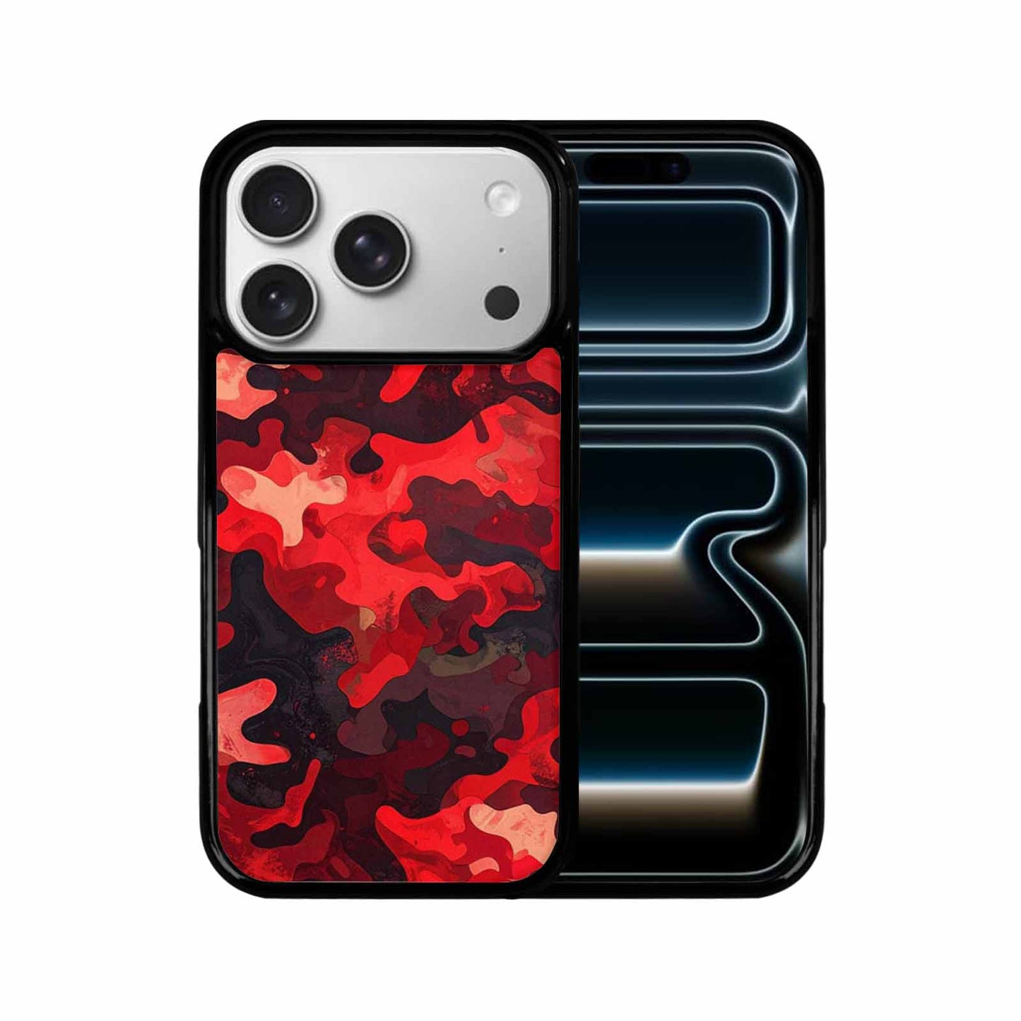 iPhone 17 Pro Case — Small Military Camouflage Blotch Pattern Camo, Customized Protective Case