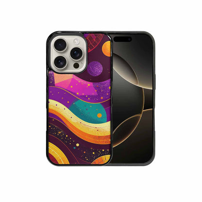 iPhone 16 Pro Case — 1970s Disco Art Pattern, Custom Print Case Cover