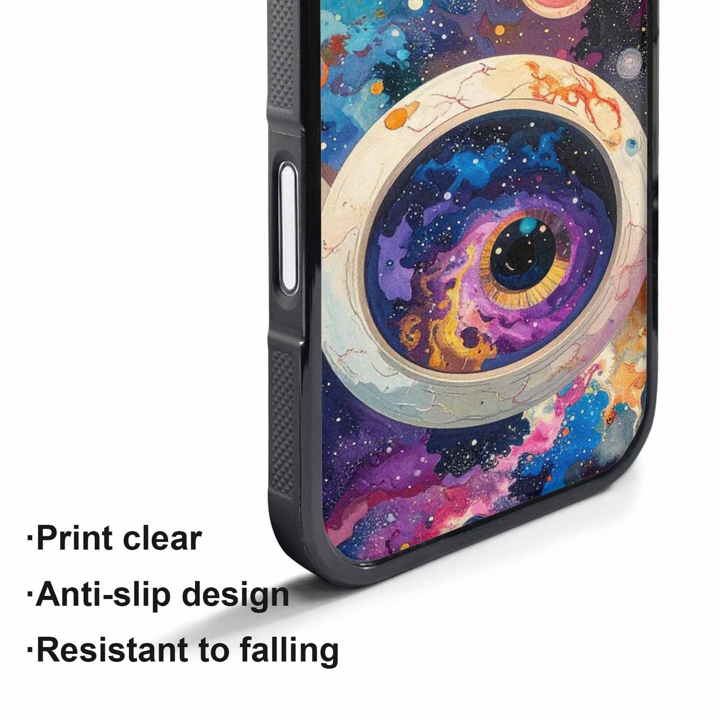 iPhone 17 Pro Max Case — Seamless Tileable Pattern Of Galaxy Space, Customized Protective Case
