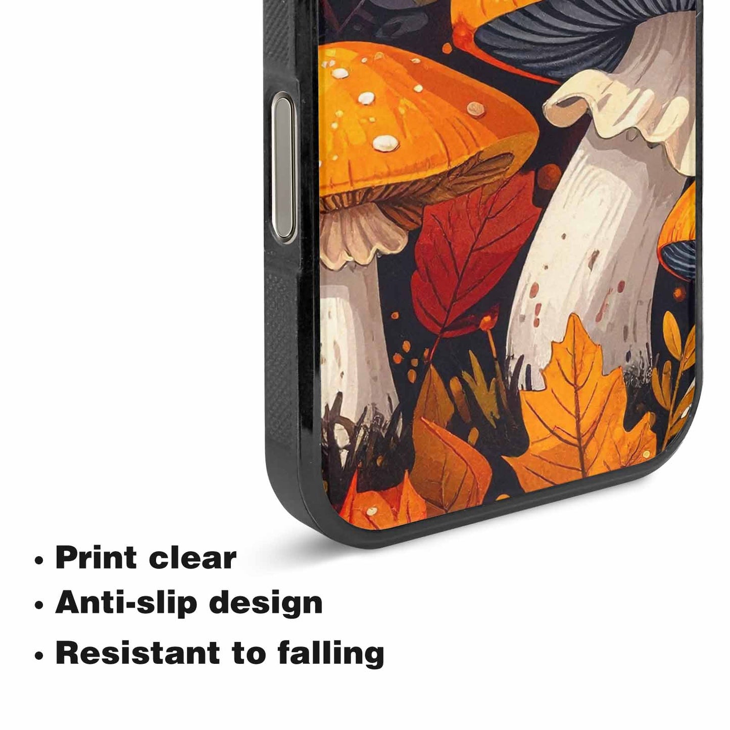 iPhone 16 Pro Case — Bold Autumn Mushroom Bold Autumn Mushroom, Personalized Phone Case