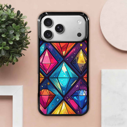 iPhone 17 Pro Max Case — Vintage Summer Diamond Retro Vintage, Unique Phone Case Design
