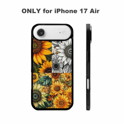 iPhone 17 Air Case — Small Sunflower Pattern Randomly Varying Floral, Custom Printed Phone Case