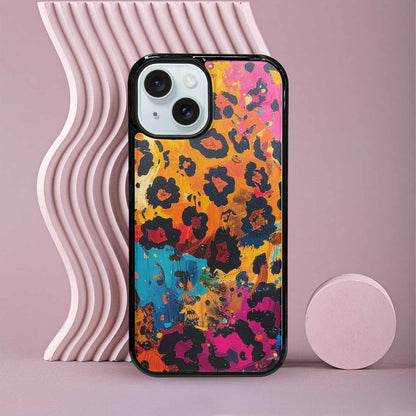 iPhone 15 Case — Full Color Vibrant Animal Print Animal, Custom Made Phone Cover