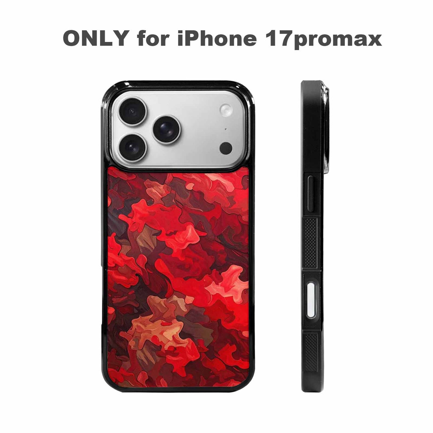iPhone 17 Pro Max Case — Small Military Camouflage Blotch Camo, Customized Protective Case