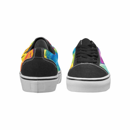 WOMEN'S Smiley Facessmiley Faces  Lace-Up Canvas Grunge Custom Shoes