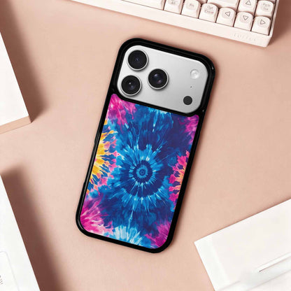 iPhone 17 Pro Case — Small Tie Dye Swirl Pattern Tie, Customized Protective Case