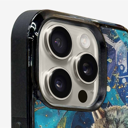 iPhone 16 Pro Max Case — Raccoon Bandit Raccoon Bandit Pattern Hundreds, Original Design Phone Case